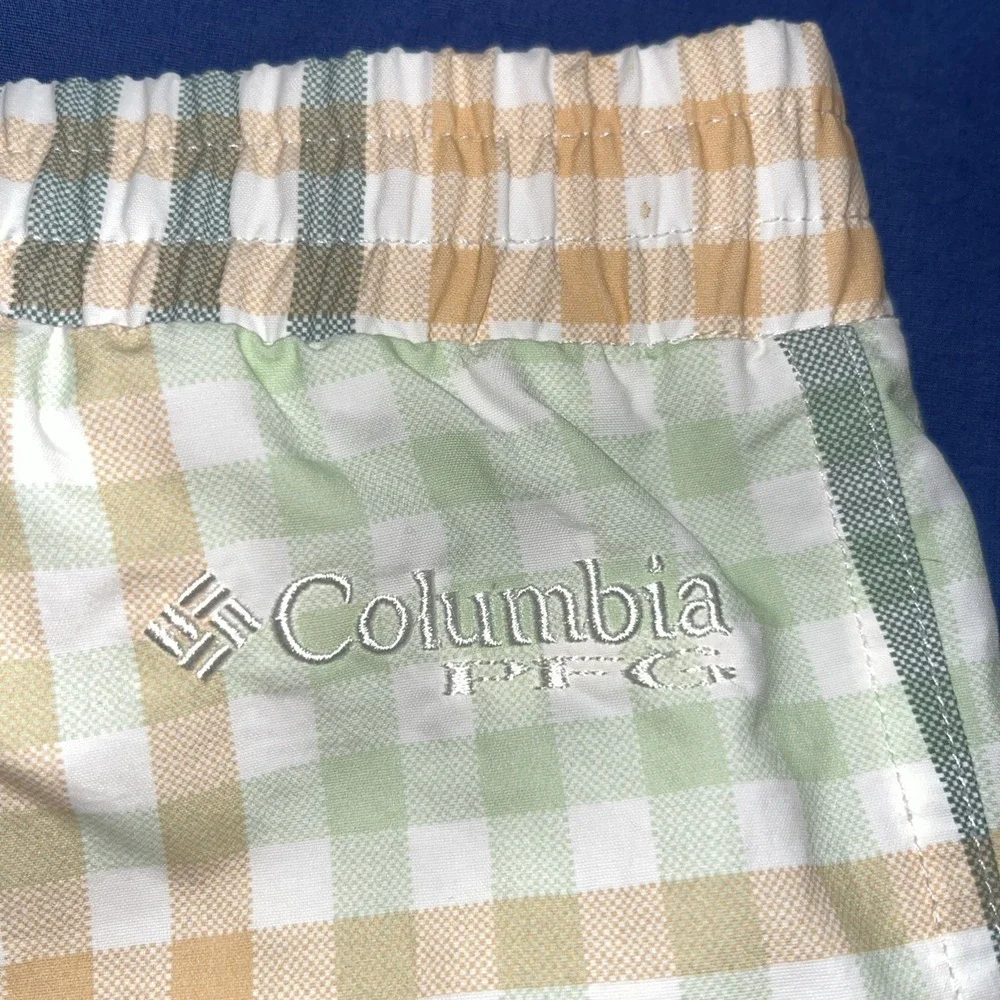 Columbia PFG Boy's Super Backcast Swim Shorts Large 14/16 Youth Green Beach NWT